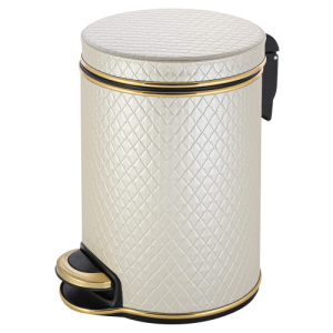 Ведро для мусора бежевое 5 л GERALIS V-NCLG-B